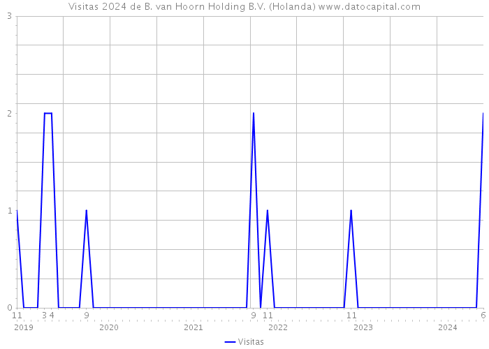 Visitas 2024 de B. van Hoorn Holding B.V. (Holanda) 