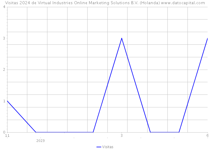 Visitas 2024 de Virtual Industries Online Marketing Solutions B.V. (Holanda) 