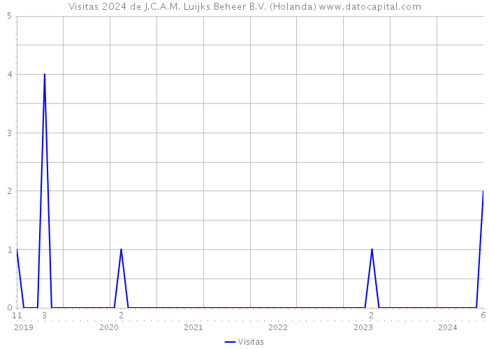 Visitas 2024 de J.C.A.M. Luijks Beheer B.V. (Holanda) 