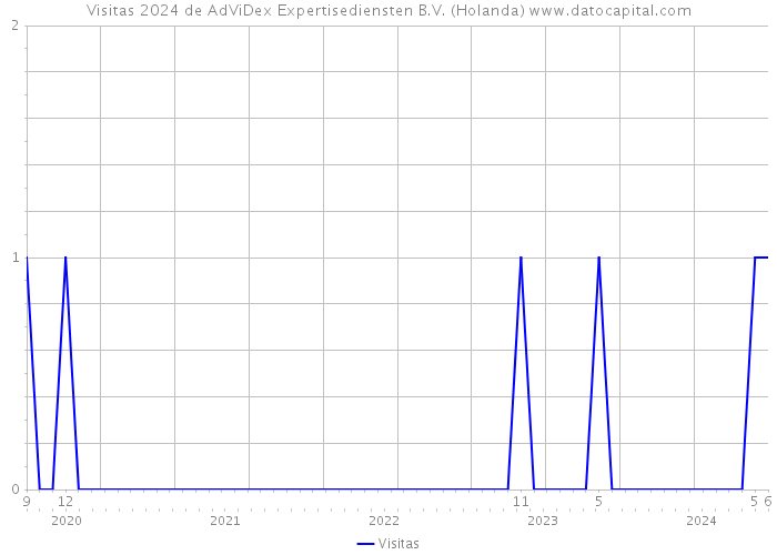 Visitas 2024 de AdViDex Expertisediensten B.V. (Holanda) 