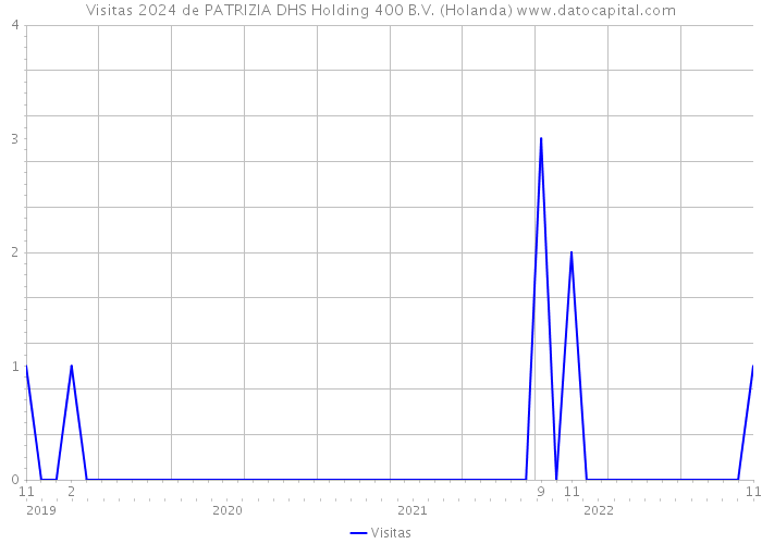 Visitas 2024 de PATRIZIA DHS Holding 400 B.V. (Holanda) 