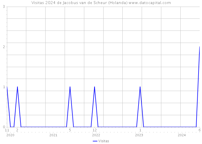 Visitas 2024 de Jacobus van de Scheur (Holanda) 