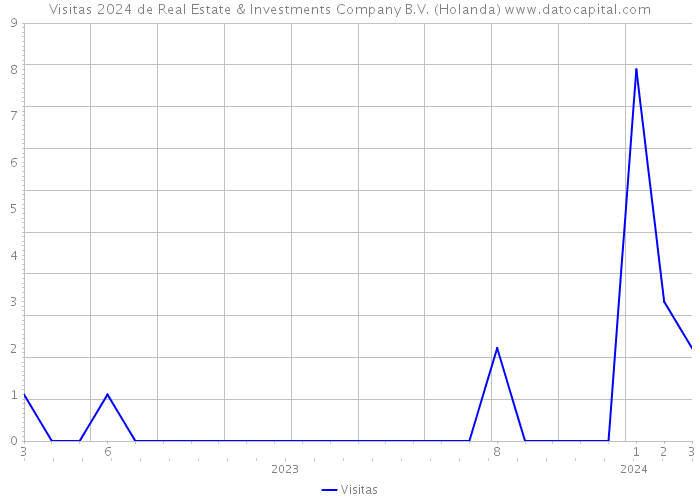 Visitas 2024 de Real Estate & Investments Company B.V. (Holanda) 