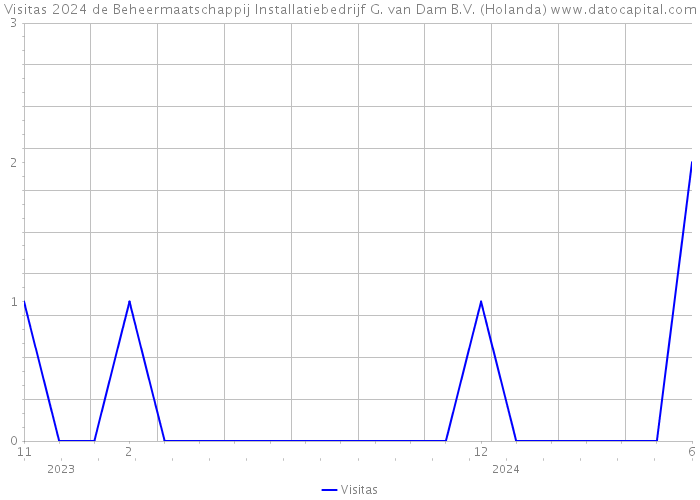 Visitas 2024 de Beheermaatschappij Installatiebedrijf G. van Dam B.V. (Holanda) 