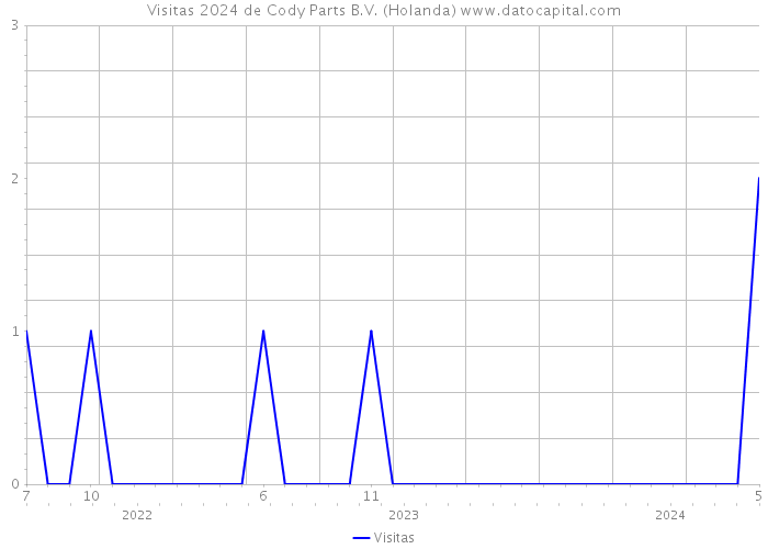 Visitas 2024 de Cody Parts B.V. (Holanda) 