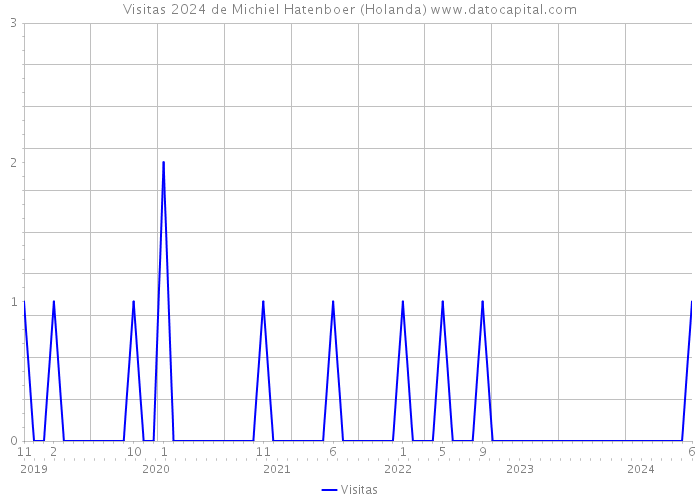 Visitas 2024 de Michiel Hatenboer (Holanda) 