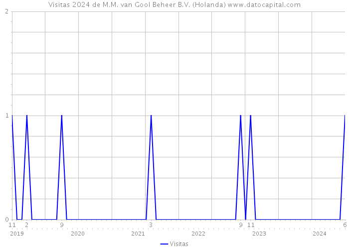 Visitas 2024 de M.M. van Gool Beheer B.V. (Holanda) 