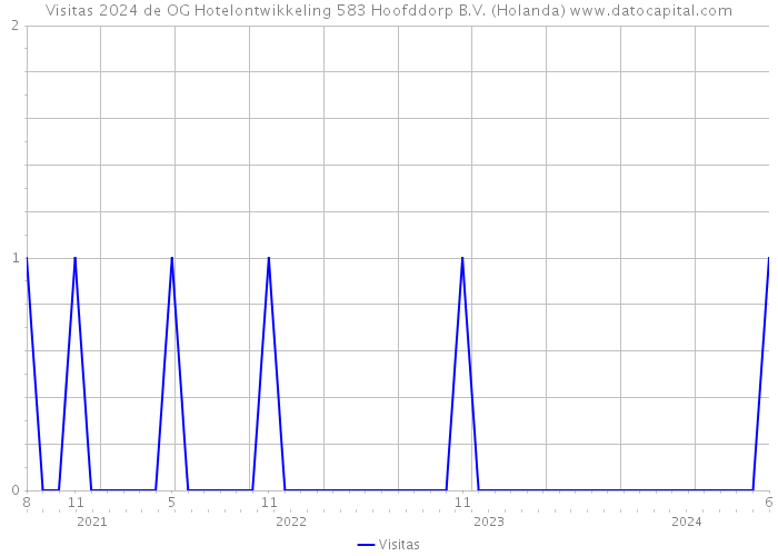 Visitas 2024 de OG Hotelontwikkeling 583 Hoofddorp B.V. (Holanda) 