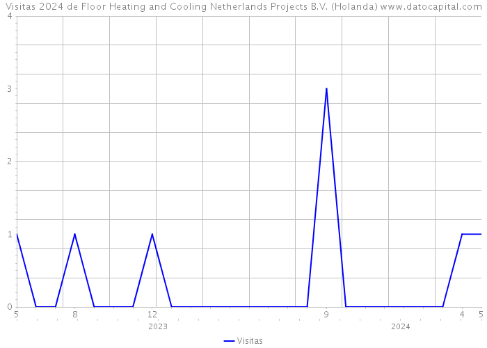 Visitas 2024 de Floor Heating and Cooling Netherlands Projects B.V. (Holanda) 