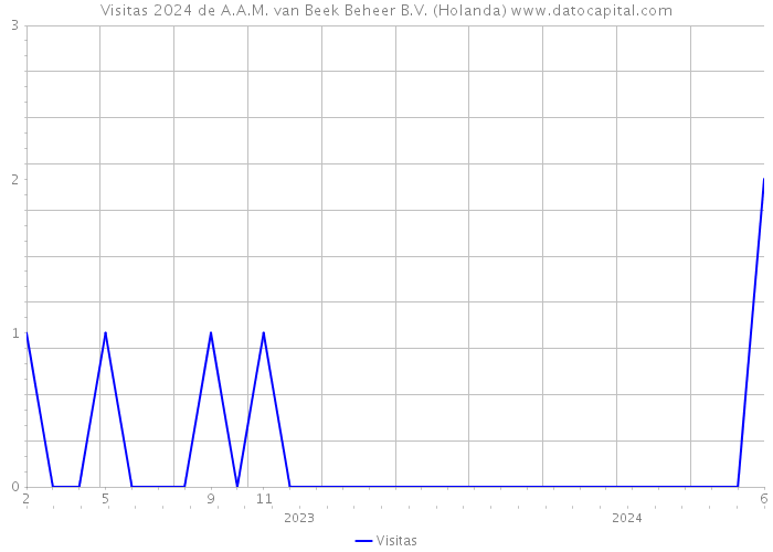 Visitas 2024 de A.A.M. van Beek Beheer B.V. (Holanda) 