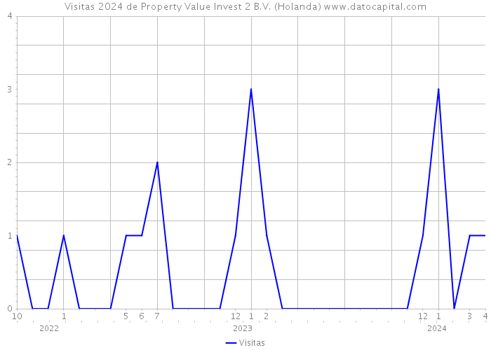 Visitas 2024 de Property Value Invest 2 B.V. (Holanda) 