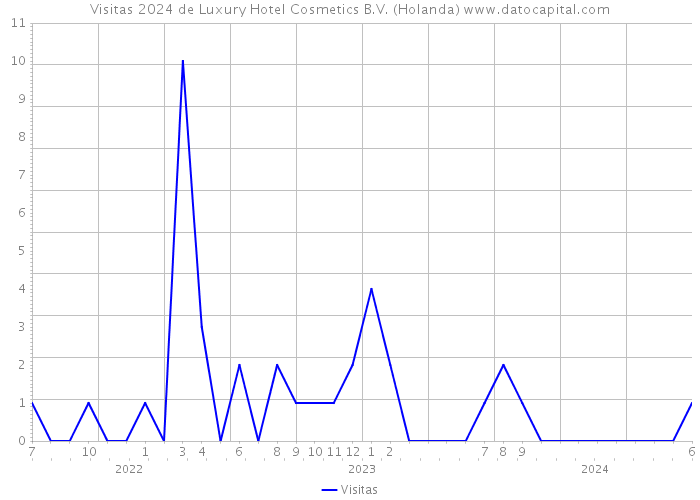 Visitas 2024 de Luxury Hotel Cosmetics B.V. (Holanda) 