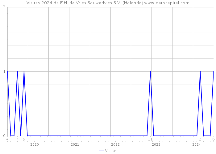 Visitas 2024 de E.H. de Vries Bouwadvies B.V. (Holanda) 