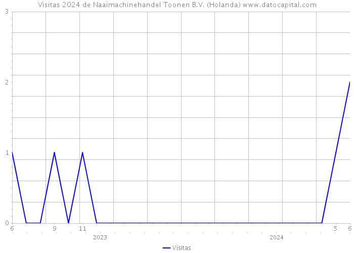 Visitas 2024 de Naaimachinehandel Toonen B.V. (Holanda) 