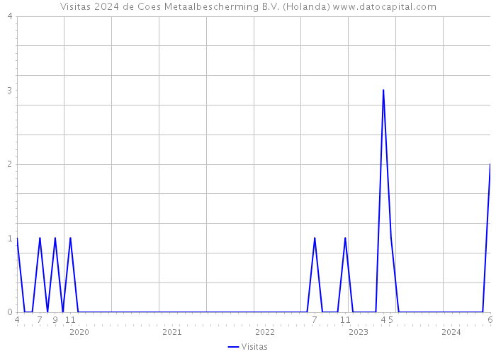 Visitas 2024 de Coes Metaalbescherming B.V. (Holanda) 