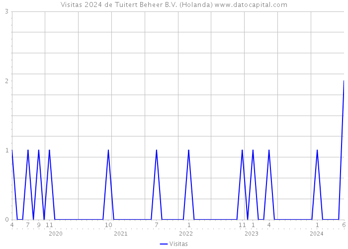 Visitas 2024 de Tuitert Beheer B.V. (Holanda) 