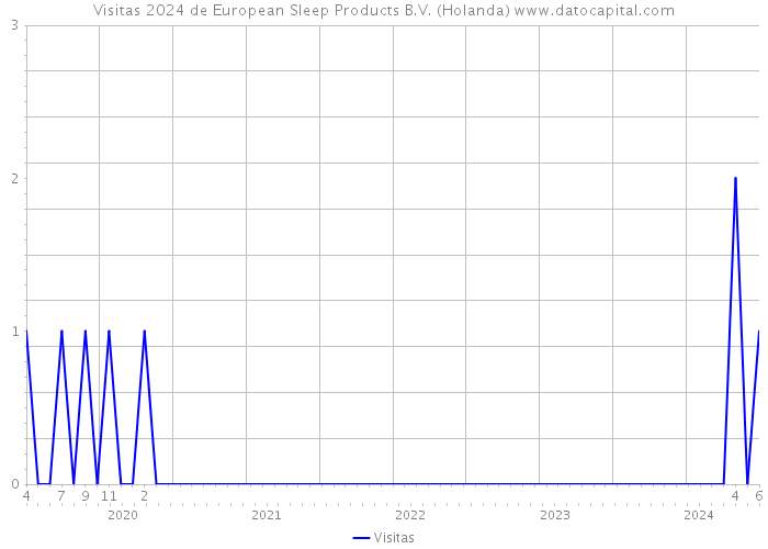 Visitas 2024 de European Sleep Products B.V. (Holanda) 