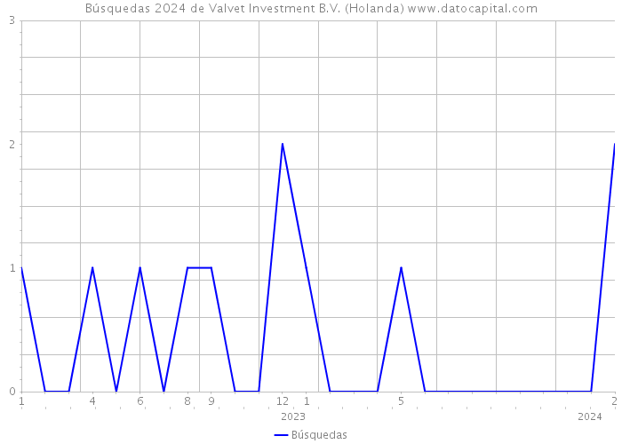 Búsquedas 2024 de Valvet Investment B.V. (Holanda) 