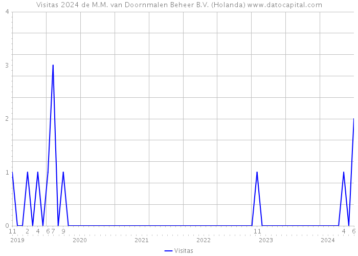 Visitas 2024 de M.M. van Doornmalen Beheer B.V. (Holanda) 