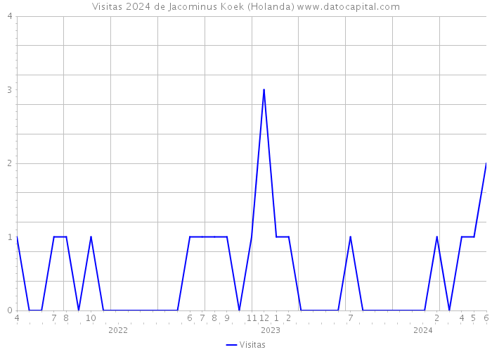 Visitas 2024 de Jacominus Koek (Holanda) 