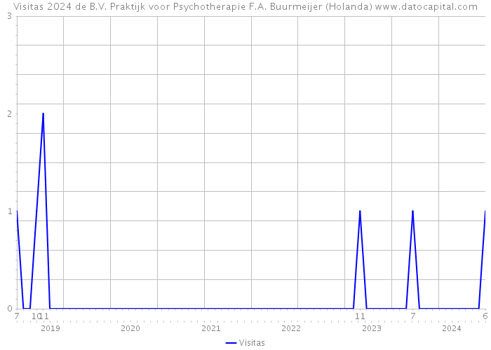 Visitas 2024 de B.V. Praktijk voor Psychotherapie F.A. Buurmeijer (Holanda) 