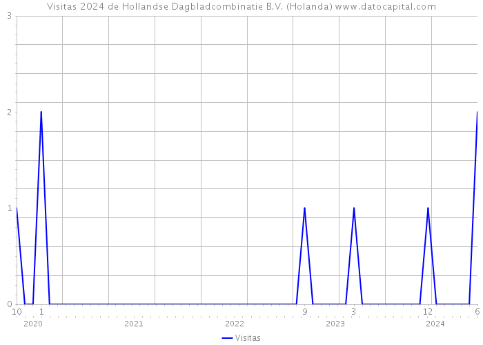 Visitas 2024 de Hollandse Dagbladcombinatie B.V. (Holanda) 