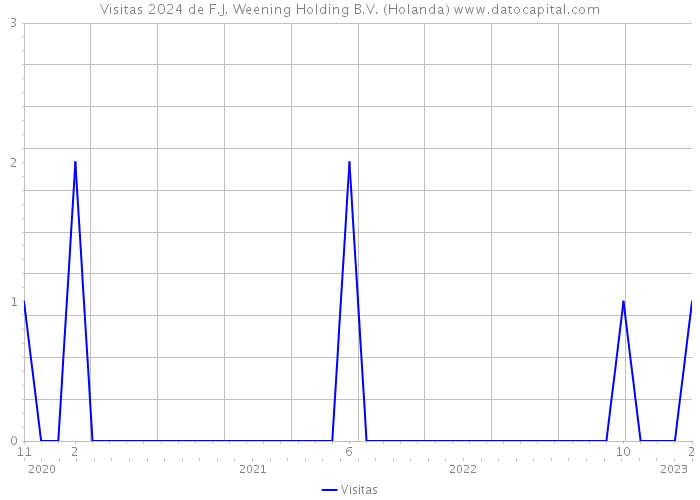 Visitas 2024 de F.J. Weening Holding B.V. (Holanda) 