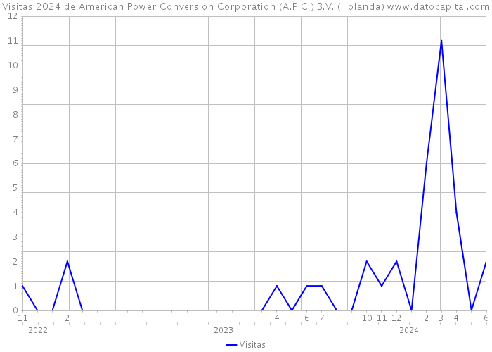 Visitas 2024 de American Power Conversion Corporation (A.P.C.) B.V. (Holanda) 