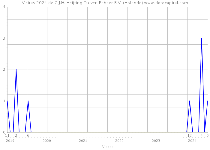 Visitas 2024 de G.J.H. Heijting Duiven Beheer B.V. (Holanda) 