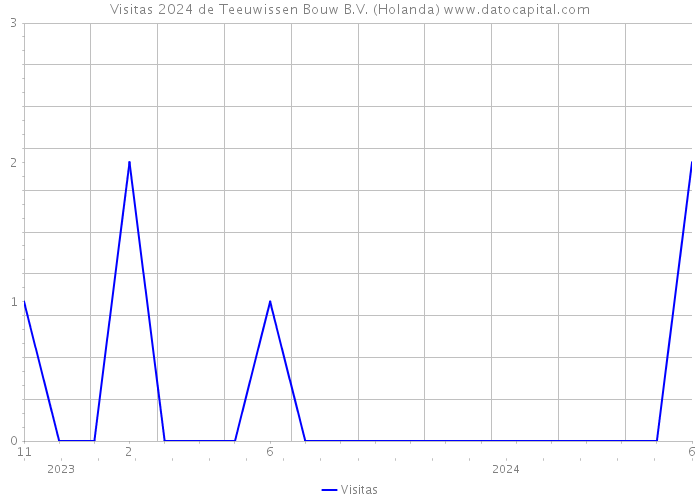 Visitas 2024 de Teeuwissen Bouw B.V. (Holanda) 