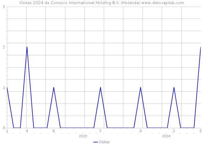 Visitas 2024 de Conesco International Holding B.V. (Holanda) 