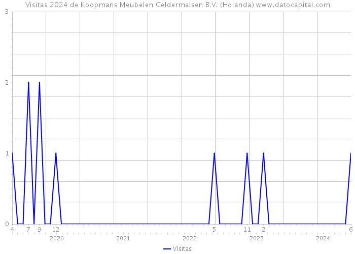 Visitas 2024 de Koopmans Meubelen Geldermalsen B.V. (Holanda) 