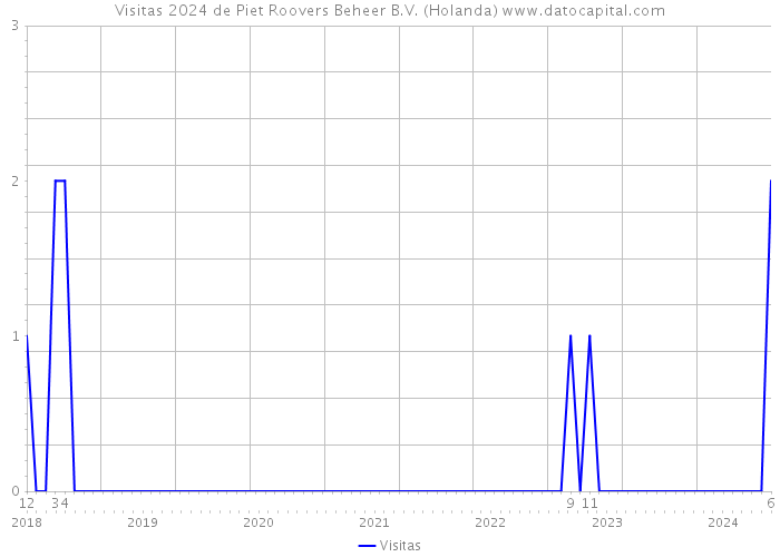 Visitas 2024 de Piet Roovers Beheer B.V. (Holanda) 