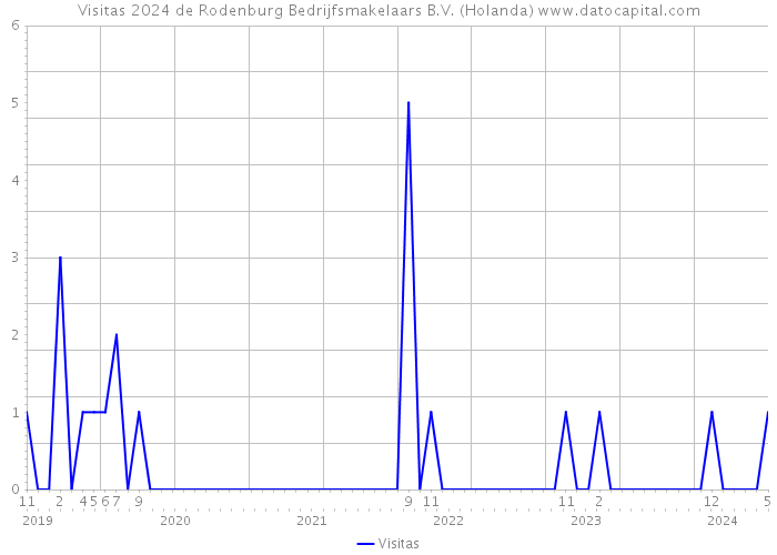 Visitas 2024 de Rodenburg Bedrijfsmakelaars B.V. (Holanda) 