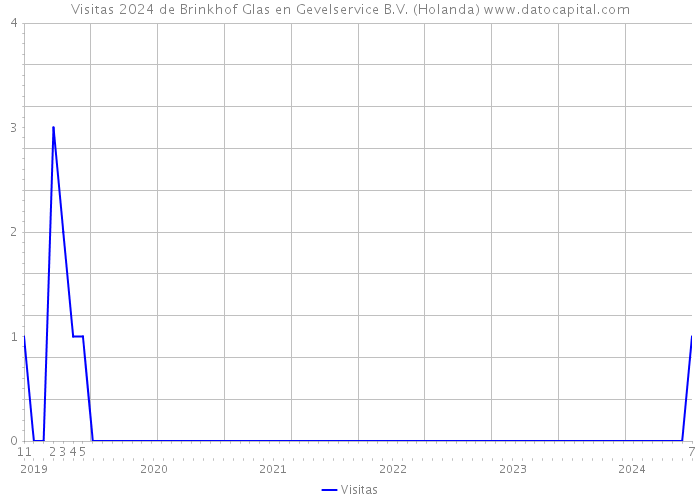 Visitas 2024 de Brinkhof Glas en Gevelservice B.V. (Holanda) 