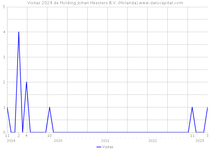 Visitas 2024 de Holding Johan Heesters B.V. (Holanda) 