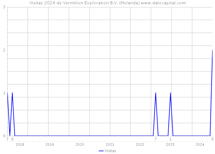 Visitas 2024 de Vermilion Exploration B.V. (Holanda) 