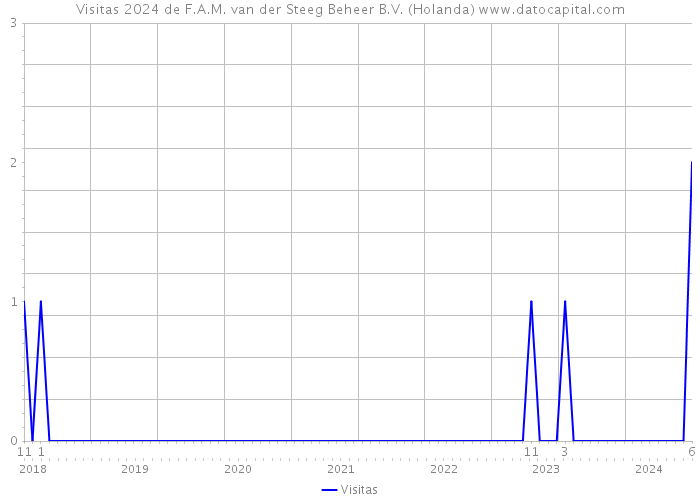 Visitas 2024 de F.A.M. van der Steeg Beheer B.V. (Holanda) 