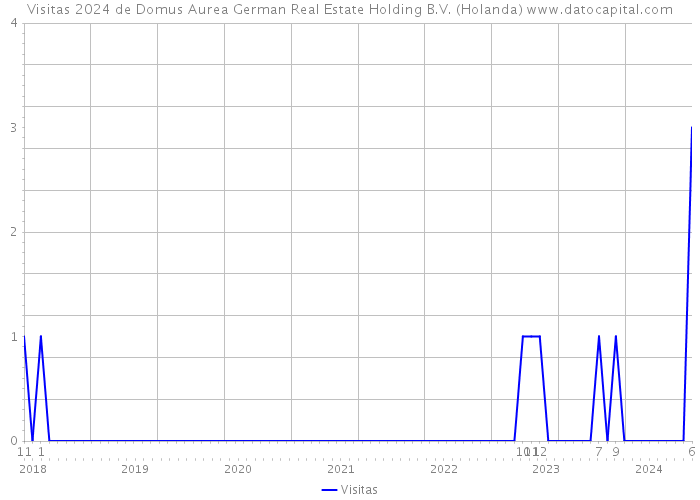 Visitas 2024 de Domus Aurea German Real Estate Holding B.V. (Holanda) 