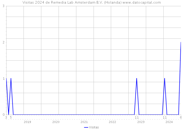 Visitas 2024 de Remedia Lab Amsterdam B.V. (Holanda) 