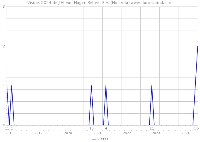 Visitas 2024 de J.H. van Hagen Beheer B.V. (Holanda) 