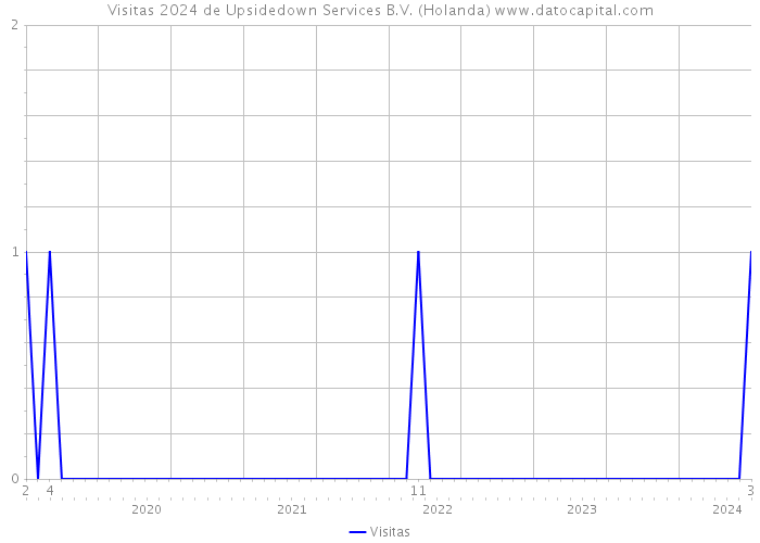 Visitas 2024 de Upsidedown Services B.V. (Holanda) 