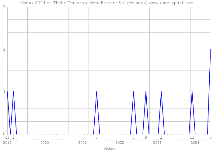 Visitas 2024 de Thebe Thuiszorg West Brabant B.V. (Holanda) 