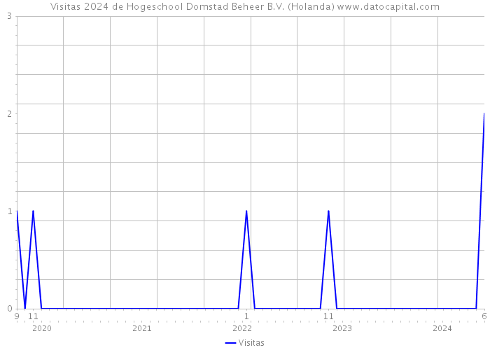 Visitas 2024 de Hogeschool Domstad Beheer B.V. (Holanda) 