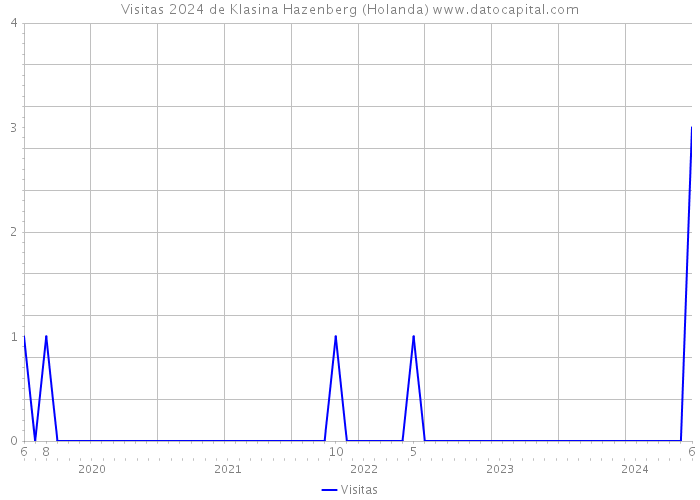 Visitas 2024 de Klasina Hazenberg (Holanda) 