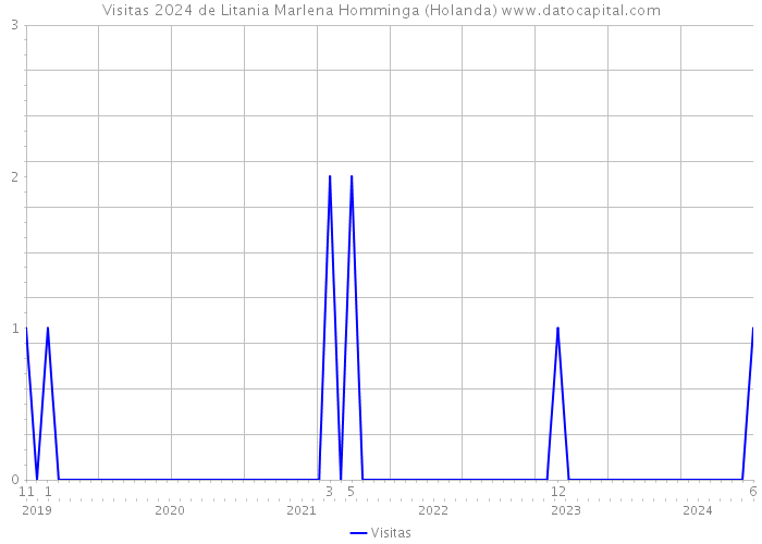 Visitas 2024 de Litania Marlena Homminga (Holanda) 