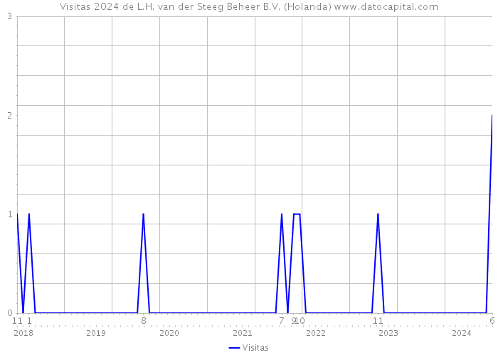 Visitas 2024 de L.H. van der Steeg Beheer B.V. (Holanda) 