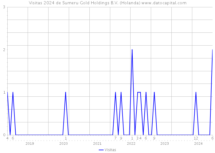 Visitas 2024 de Sumeru Gold Holdings B.V. (Holanda) 