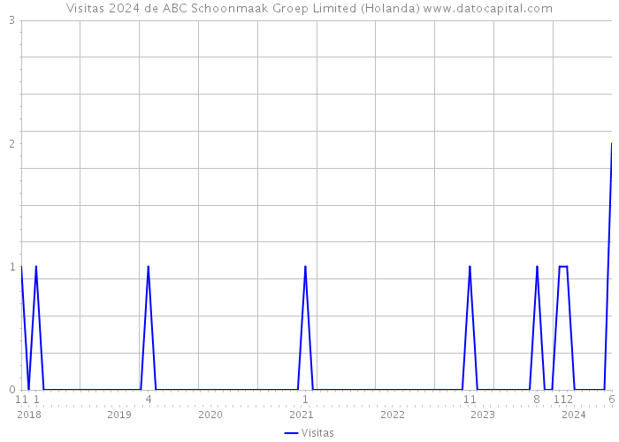 Visitas 2024 de ABC Schoonmaak Groep Limited (Holanda) 