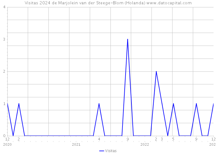 Visitas 2024 de Marjolein van der Steege-Blom (Holanda) 